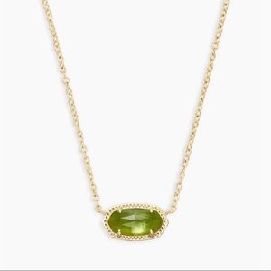 Kendra Scott Elisa Pendant Necklace in Peridot Illusion